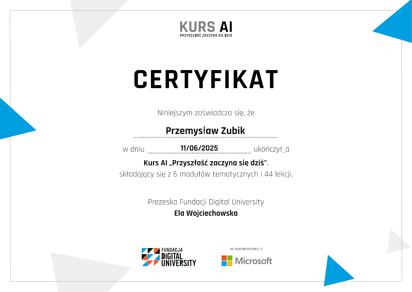 Kurs AI 